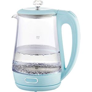 Maestro MR-052-blauw Elektrische waterkoker van glas, blauw 1,7 L