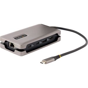 StarTech USB-C Multiport Adapter, 4K 60Hz HDMI 2.0b, HDR, USB 3.2 Gen 2 10Gbps Hub (2xUSB-C, 1xUSB-A), 100W PD Pass-Through, Mini Travel Dock, 30cm Kabel, Laptop Docking Station, USB Type-C Travel Adapter