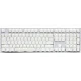Ducky One 2 wit Edition PBT Gaming toetsenbord, MX-zwart, weiße LED - wit