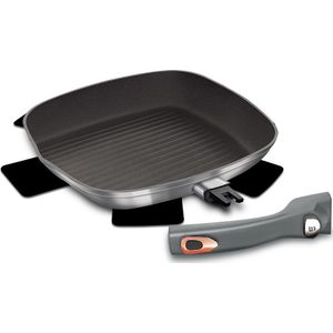 Berlinger Haus grillpan Moonlight 2,1 liter 28 cm aluminium grijs