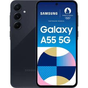 Samsung Galaxy A55 5G 16,8 cm (6.6 inch) Hybride Dual SIM USB Type-C 8 GB 128 GB 5000 mAh Marineblauw