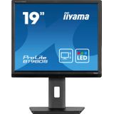 iiyama ProLite B1980S-B1 computer monitor 48,3 cm (19 inch) 1280 x 1024 Pixels VGA LED Zwart
