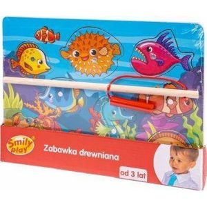Smily Play Jigsaw Wooden Magnetic Fishing Fish