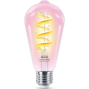 Philips Full kleur Smart LED Filament Edison Lamp 40W E27 Roze