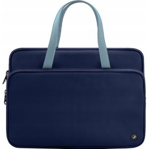 Jcpal tas Milan Briefcase Sleeve - tas voor MacBook 13/14 inch marine - Gwarancja bezpieczeństwa. Proste raty. Bezpłatna wysyłka vanaf 170 metł.