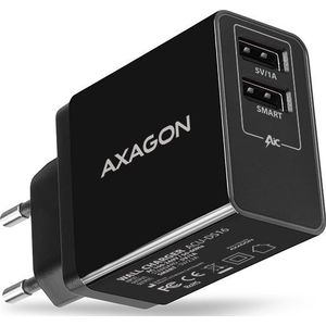 AXAGON ACU-DS16 oplader voor mobiele apparatuur Mobiele telefoon, Powerbank, Smartphone, Tablet, Universeel Zwart AC Binnen