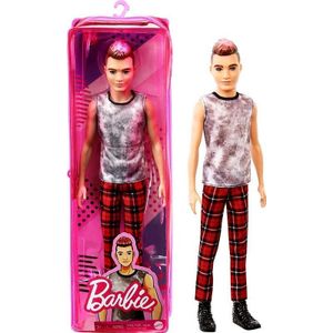 Mattel pop Barbie Fashionistas pop Ken rood checkered pants