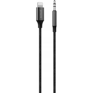 Proove Kabel SoundTrack Lightning naar 3.5mm AUX (1m) Zwart