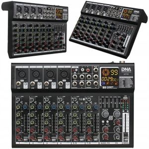 XXXXX_BITMAT DNA QFX8 analog audio mixer 8 channels met Bluetooth