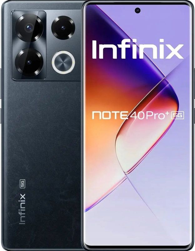 Infinix smartphone Note 40 Pro+ 5G 12/256GB Obsidian zwart