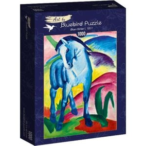 Bluebird Puzzle puzzel 1000 blauw paard, Franz Marc 1911