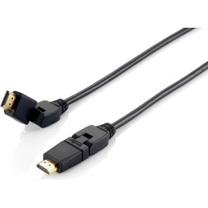Equip 119365 Zwenkbare HDMI 2.0-kabel, 5,0 m, Zwenkstekker, 4K/30Hz