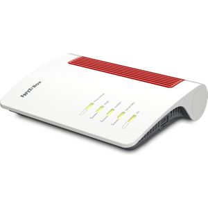 AVM FRITZ!Box 4690 draadloze router Dual-band (2.4 GHz / 5 GHz) Rood, Wit