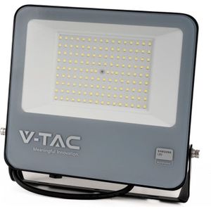 V-TAC projector LED 100W 100Lm/W Przewód 1mb SAMSUNG CHIP zwart VT-44104 4000K 8700lm 5 jaar garantie