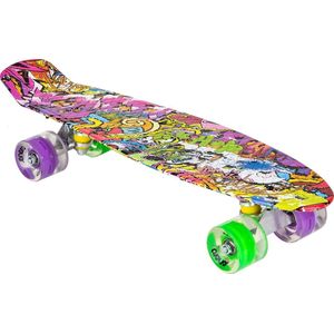 Enero skateboard skateboard plastic 22 cale graffiti