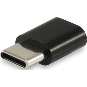 Equip 133472 tussenstuk voor kabels USB C Micro USB B Zwart