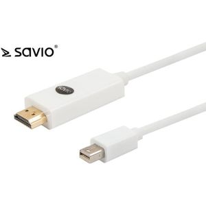 Savio CL-83 Cable Mini DisplayPort M - HDMI M 1,8m