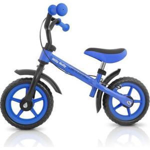 Milly Mally loopfiets Dragon met rem blauw