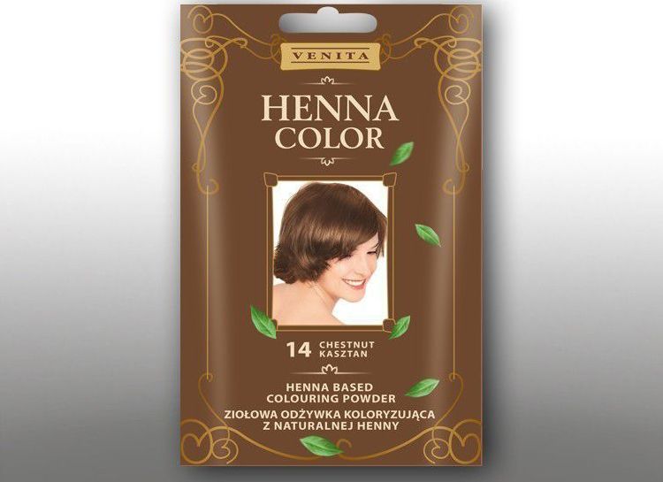 Venita Ziołowa conditioner koloryzująca Henna kleur 30g 14 kasztan