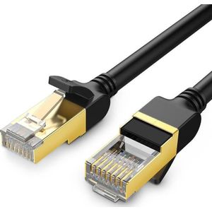 UGREEN rond kabel netwerk NW107 Ethernet RJ45, Cat.7, STP, 15m (zwart)