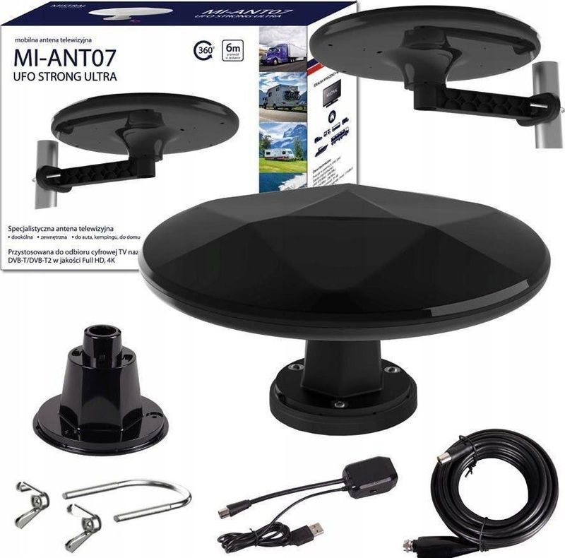 Nvox Antena RTV Antena mistral mi-ant07 ufo strong ultra zwart