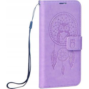 holster MEZZO Book voor IPHONE 16 Pro Max łapacz snów paars