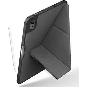 Uniq tablet hoes etui Transforma iPad Mini (2021) Antimicrobial grijs/charcoal grijs