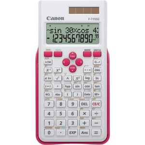 Canon F-715SG calculator Pocket Wetenschappelijke rekenmachine Roze, Wit