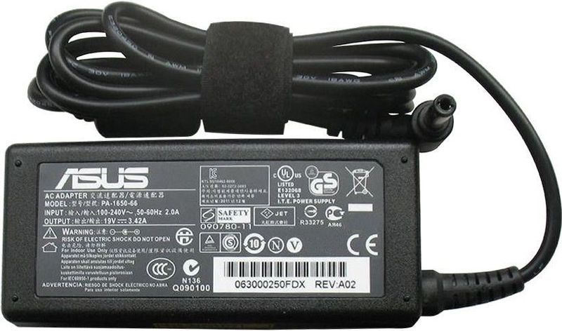 ASUS Napájecí adaptér 65W orig. 19V, 5.5x2.5 (bez sit. snury)