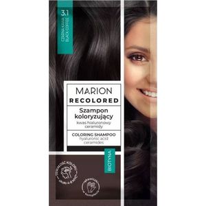 Marion Recolored shampoo kleuren 3.1 zwart koffie 35ml