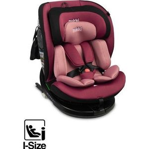Caretero autostoel auto autostoel MOKKI en-SIZE DIRTY roze (40-150)