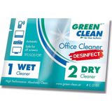 Green Clean doeken Office Cleaner Desinfect 10 kpl.