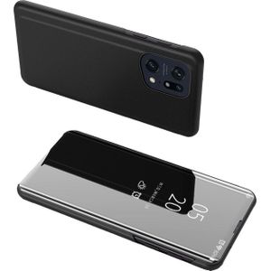 Hurtel Clear View Case etui Oppo Find X5 Pro hoes met klapką zwart