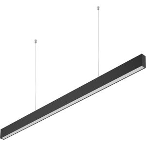 GTV lamp plafond Oprawa zwieszana LED LIVIA,40W,3600lm IP20,AL/PC,4000K,120cm,zwart LD-LIV40WNB-00