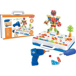 LEANToys creatief serie Majsterkowicza bouwset DIY boormachine koffer