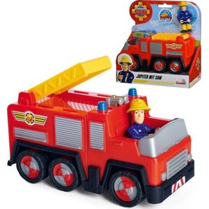 Simba Brandweerman Sam Jupiter Mini Actiefiguur Brandweerwagen