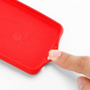 Crong kleur Cover Etui iPhone 11 Pro (5,8) (rood)