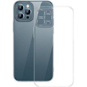Baseus serie etui + glas Crystal Apple iPhone 12 Pro (transparant)