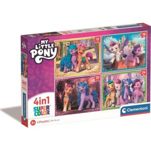 Clementoni - Puzzle Little Pony 4in1 - 21519