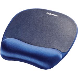 Fellowes Traagschuim (memory foam) muismat/polssteun saffier