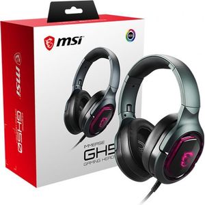 MSI Immerse GH50 Headset Bedraad Hoofdband Gamen Zwart