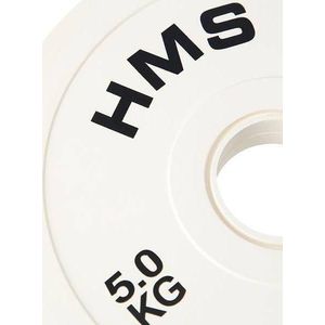 HMS Olympische Stootplaten 2x5kg Wit CBRS50