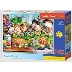 Castorland - Napping Kittens - Puzzel - 200 Stukken