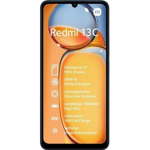 Xiaomi Smartphone Redmi 13C 8/256GB blauw (MZB0FT4EU)