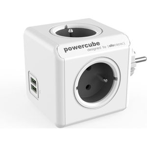 Allocacoc PowerCube Original USB 2202 grijs