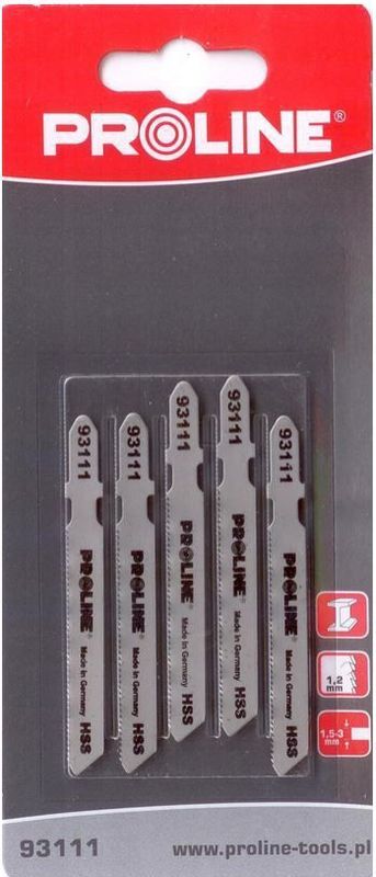 Pro-Line Metal cutter blades HSS L=50mm type T 5pcs. - 93111
