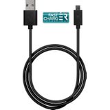 PURO Kabel USB USB-A - microUSB 1 m zwart (36341-uniw)