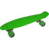 Enero skateboard plastic 22 inch groen led