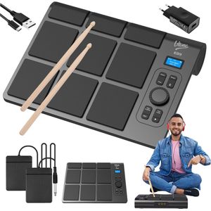 V-tone ED9 batterij-powered draagbaar elektronisch drum