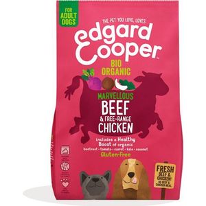 Edgard & Cooper Fresh Organic Beef Free-Range Chicken met Organic Beetroot Coconut Kale 700Gr